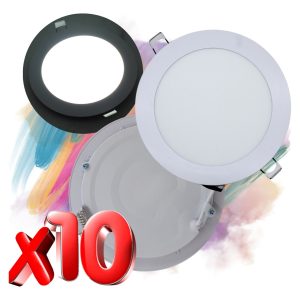 Alternative view of 10 Lamparas Panel Empotrar Led 12w Plafon Luz Blanca Oferta
