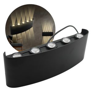 Pack 8 Lampara Led Pared Arbotante 10 Luces Luz Cálida