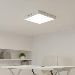 Lampara Led Cuadrada De Sobreponer 18w (150w) Luz Blanca