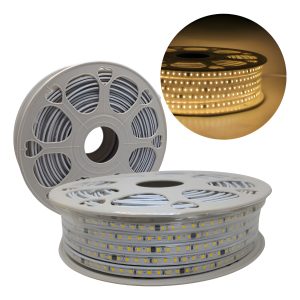 Pack 2pz Manguera 25 Mts Tira Led 127v Impermeable Led