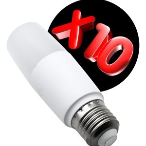 Pack De 10 Mini Foco Bala 9w (90w) Super Potente Y Ahorrador