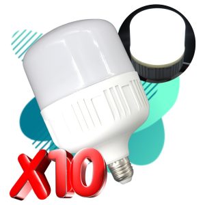 Alternative view of Paquete De 10 Focos Potente Led 60w (600w) Oferta Luz Blanca