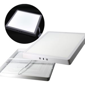 10 Lamparas Led Cuadrada De Sobreponer 24w T/ Panel