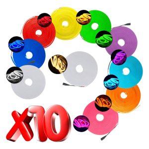 Paquete De 10 Neones Flex Led 5 Mts Varios Colores