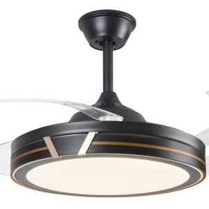 Lámpara Ventilador Slim Candil Smart Con Aspas Retráctiles