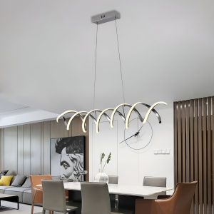 Lampara Colgante Minimalista Moderno Candil Cosm Silicon