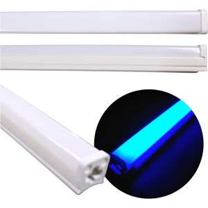 Paquete De 10 Regleta Tubo Led Azul O Verde De 18w 1.20 M