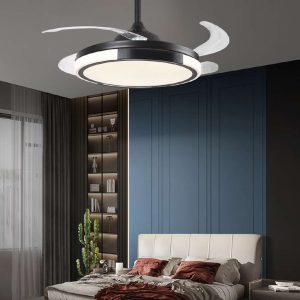 Lampara Led Ventilador Aspa Retractil 3 Tonos 72w Hd
