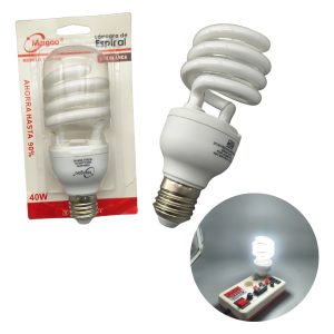 Kit 5 Foco Led Espiral 40w 2500 Lúmenes Luz Blanca 6500k