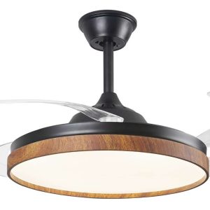 Lámpara Ventilador Led 75w 3 Temperaturas Con Control Remoto