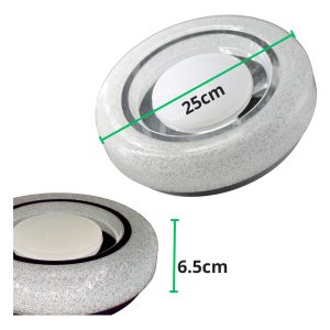 Alternative view of Lampara Panera Filo Graquelado 3 Temperaturas Con Socket