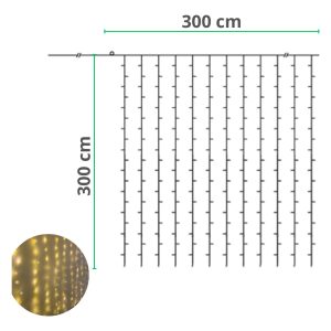 Alternative view of Cortina Led 3x3 Mts, Cambios De Ritmos Y Velocidades Ganchos