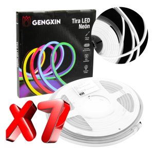 Alternative view of Super Neon Flexible Led 5 Mts Marca Gengxin Pack 7pz