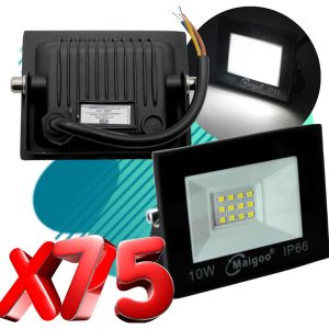 Alternative view of 75 Reflectores Led 10w (100w) Blanca Ip66 Super Brillante