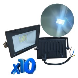 Alternative view of Paquete De 10 Reflector 50w Slim Multivoltaje Ip66 Mayoreo