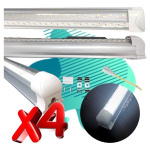 Alternative view of Lámpara Barra Led 120w Luz Blanca 6500k Estructura Blanca
