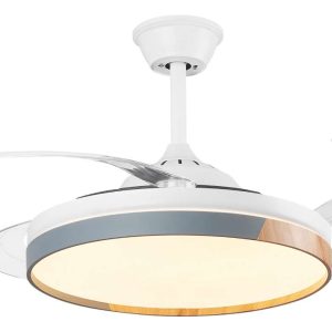 Ventilador De Techo Luxica Beko 75w Led 3 Tonos Control