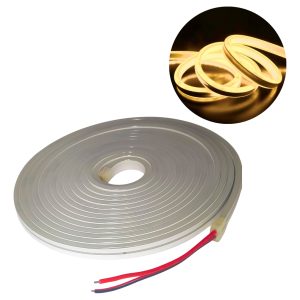 Manguera Neon Led Flexible 5m Luz Cálida Conexion Directa