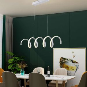 Lampara Colgante Resorte Moderno Candil Cosmopolitan Silicon