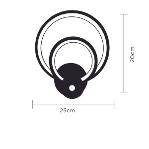 Alternative view of Lampara Neon Led Minimalista Decorativo Pared Moderna 3201