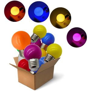 Pack 400 Pz Foco Led G45 E27 Rosca Normal 1w Decorativo