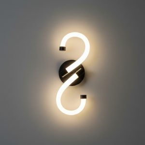 Alternative view of Lampara Arbotante Luz Neon Vintage Elegante Soho