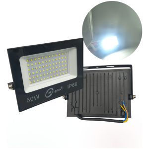 Paquete 3 Reflectores Led 50w Para Interperie Envio Gratis