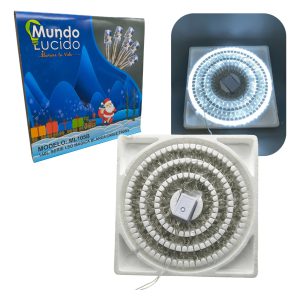 Serie Led 140l Blanca Mágica 7 Mts Con Cambios Y Funciones