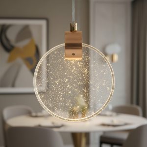 Lampara Vintage Minimalista Herraje Colgante Candil Foco Led