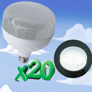 Alternative view of 20 Focos Super Potente Led Bala 50w (500w) Luz Blanca