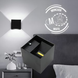 Lampara Led Arbotante Doble Vintage Elegante Exterior 6500k