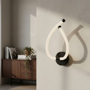Lampara Arbotante Luz Neon Vintage Elegante Neon Minimalista
