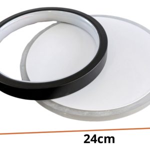 Alternative view of Lampara Led Moderna Decorativo 2 Circulos 25w 3 Temperaturas