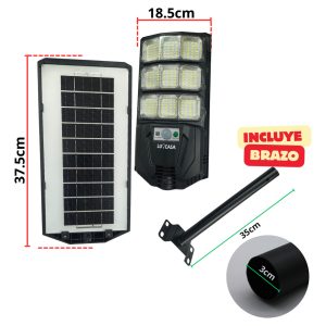 Alternative view of Lampara Led Solar Alumbrado Publico 120w (9000lm) Envío Grat