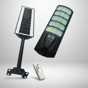 Suburbana Led 500w Con Brazo, Control Remoto Y Panel Solar