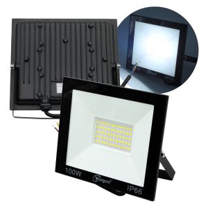 Reflector Led 100w Slim Luz Blanca P/ Exterior 110-220 V